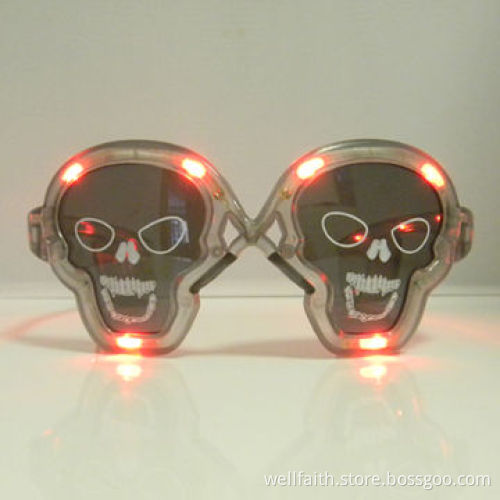 Party events LED flashing glasses with skull shapedNew